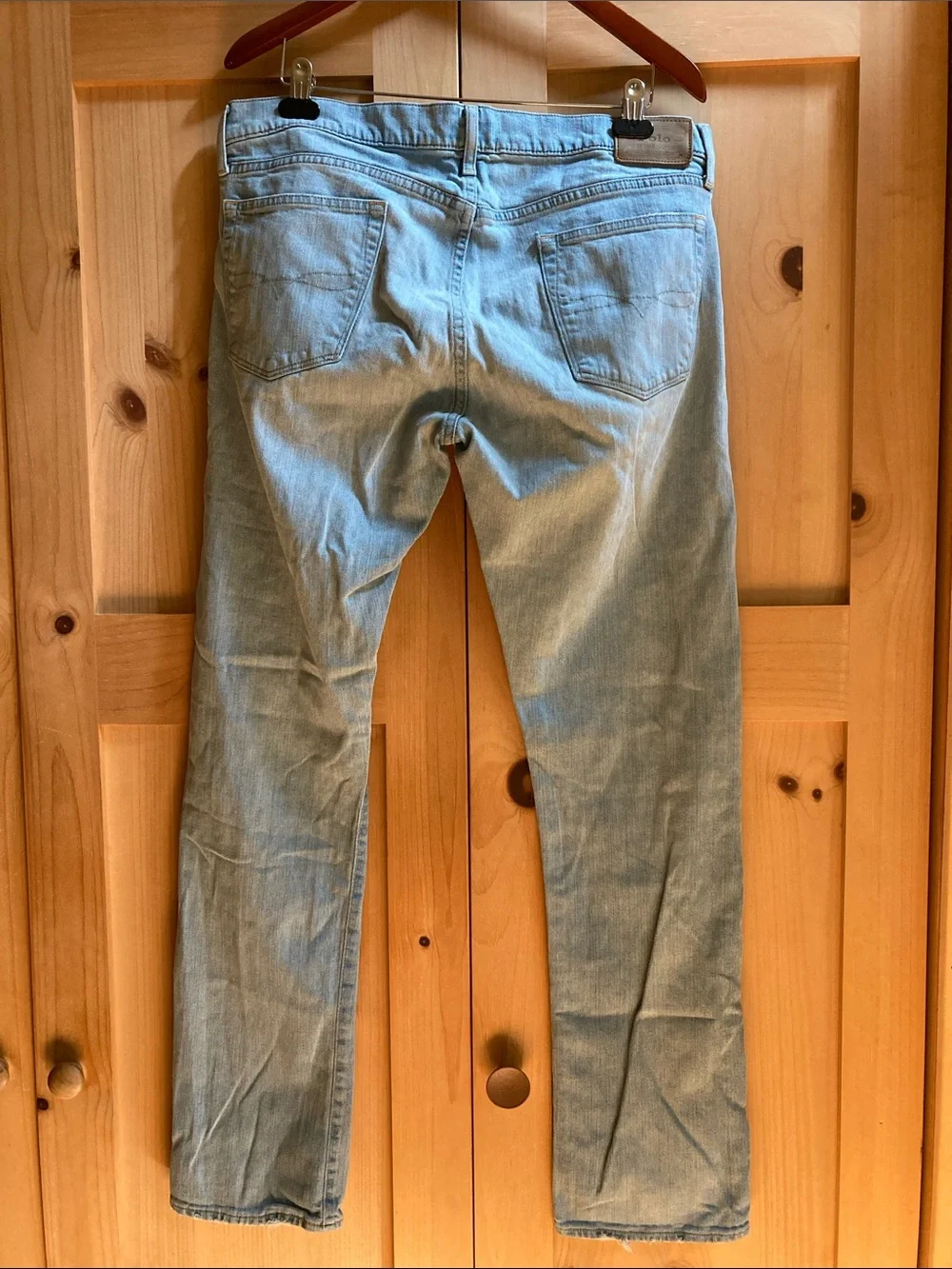Polo Ralph Lauren Light Blue The Varick Slim Straight Jeans